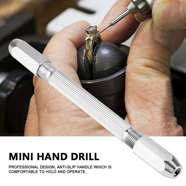 Mini Hand Drill-0-3mm Mini Micro Manual Gimlet Double End Pin Vice Drill Hand Drilling Tool Mini Hand Drill-0-3mm Mini Micro Manual Gimlet Double End Pin Vice Drill Hand Drilling Tool